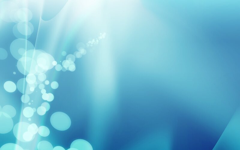Blue Light Rays and Bokeh — Serene