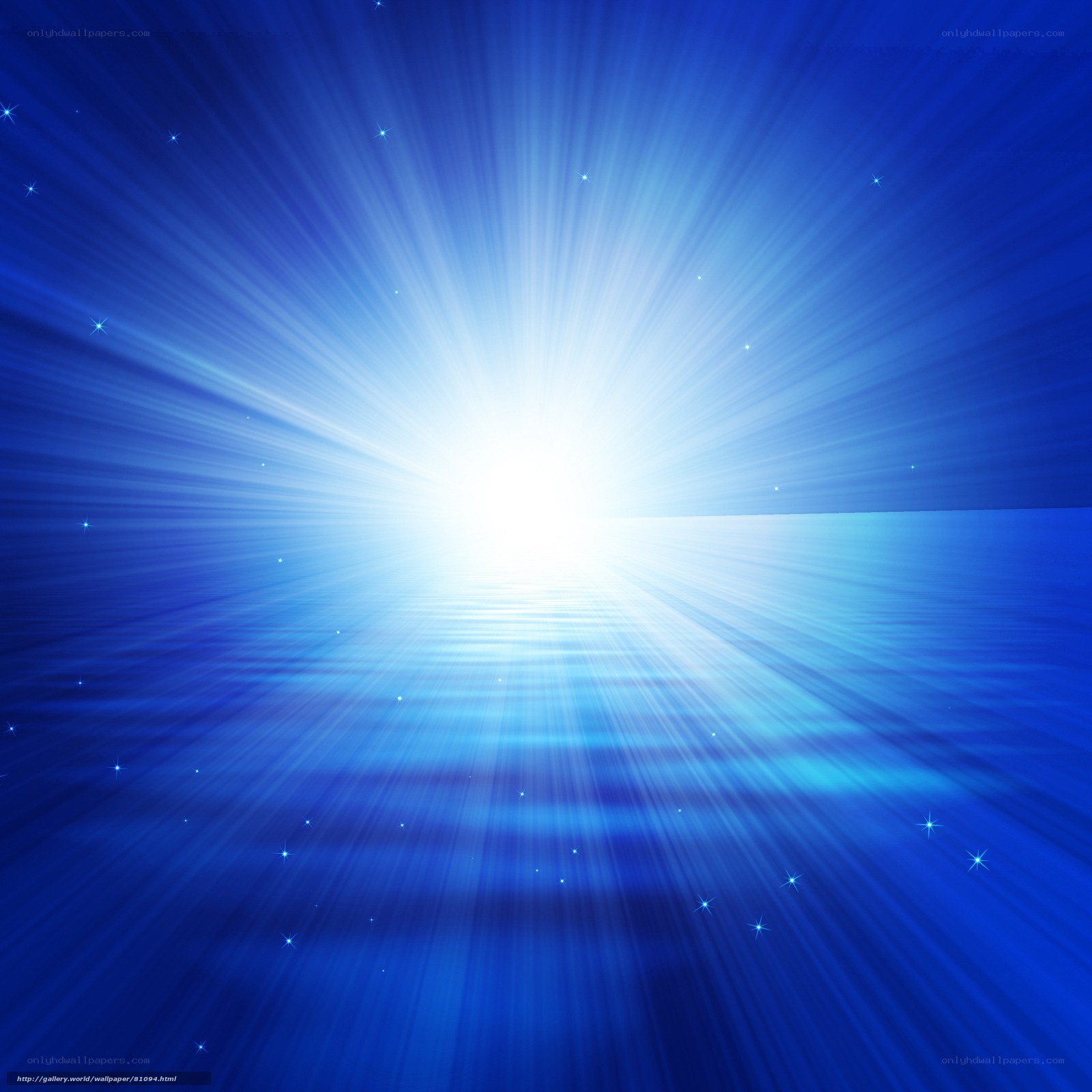 blue light rays and stars