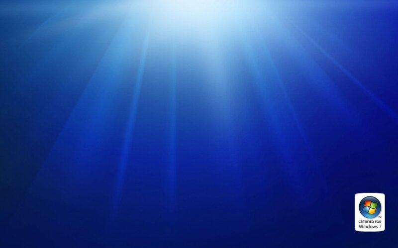 Blue Light Rays Background — Serene