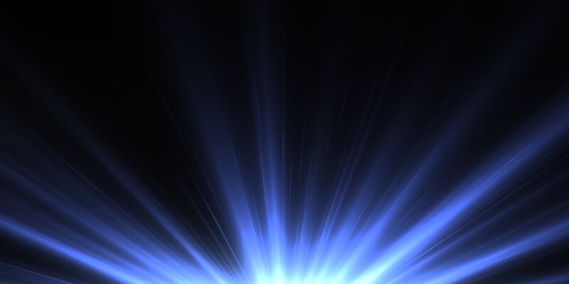 Blue Light Rays — Black