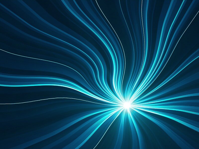 Blue Light Rays — Dynamic, White