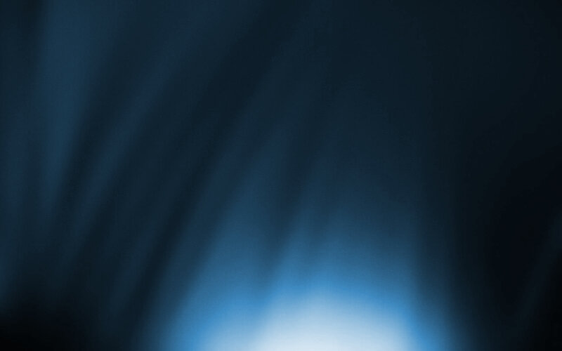 blue light rays in dark space