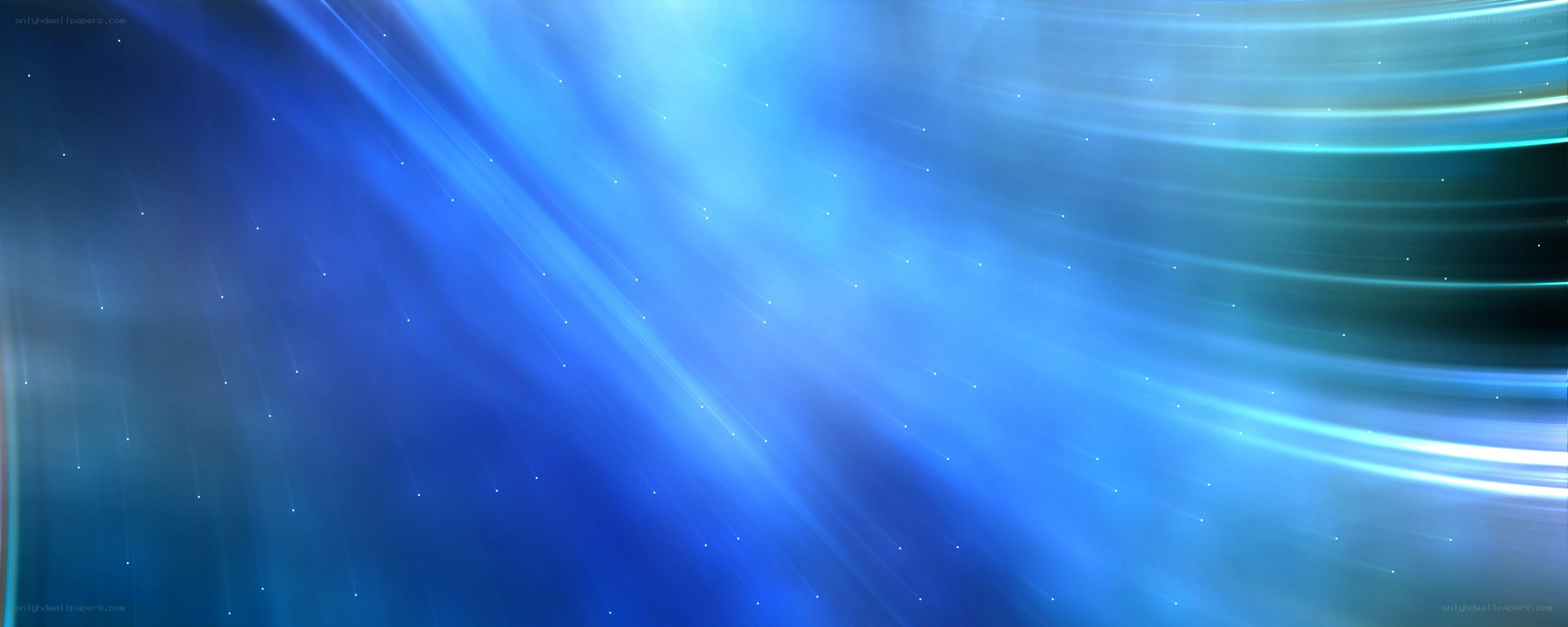 blue light rays in space