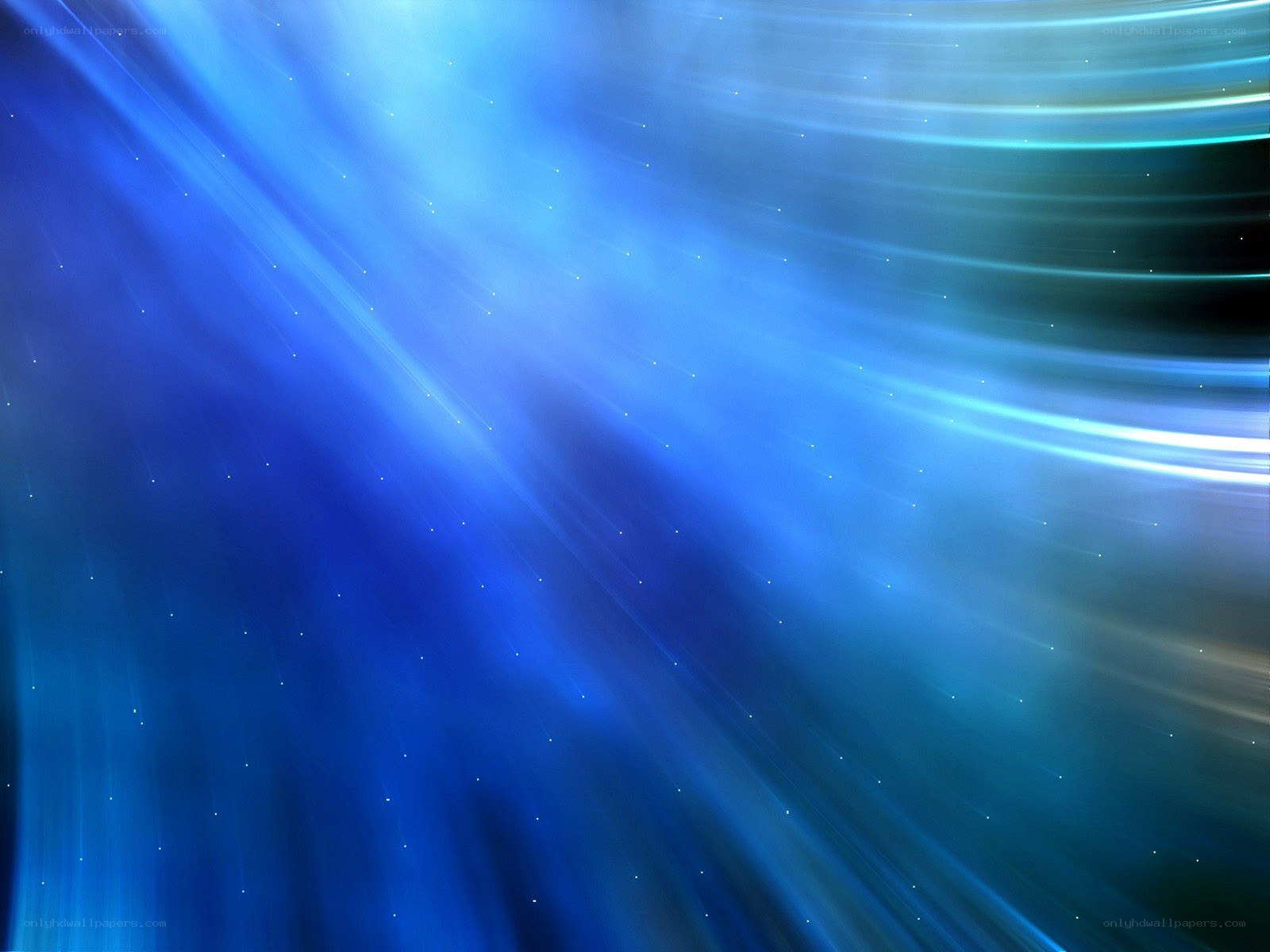 Blue light rays in space