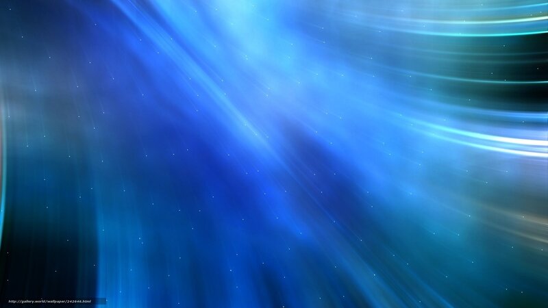 Blue Light Rays in Space — Serene, Digital Art, Light Rays
