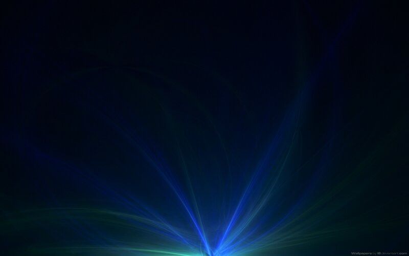 Blue Light Rays on Dark Background
