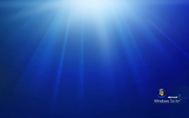 Blue Light Rays — Serene, Digital Art, Light Beams, Logo