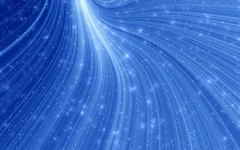 blue light rays with stars