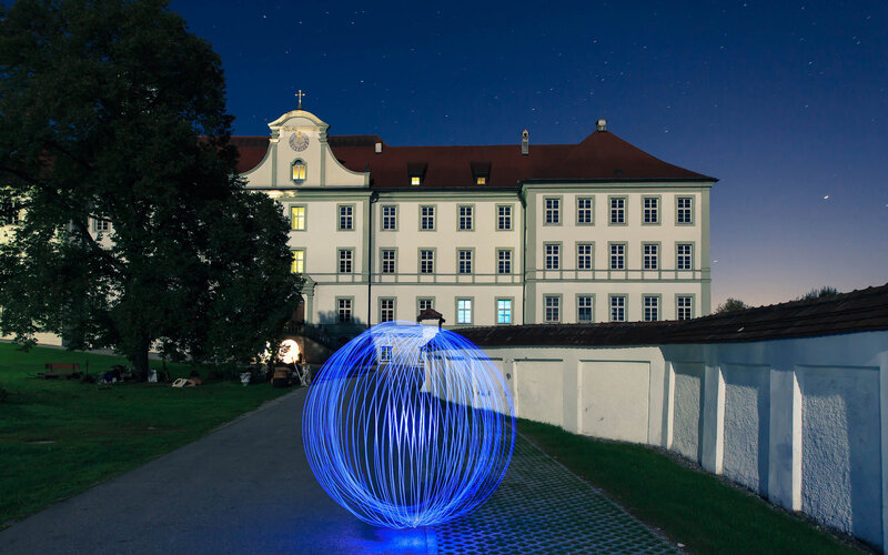 Blue Light Sphere — Serene