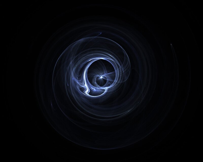 blue light spiral vortex