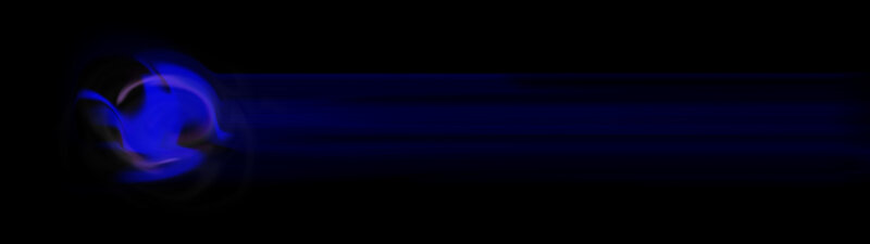 Blue Light Streak — Dark
