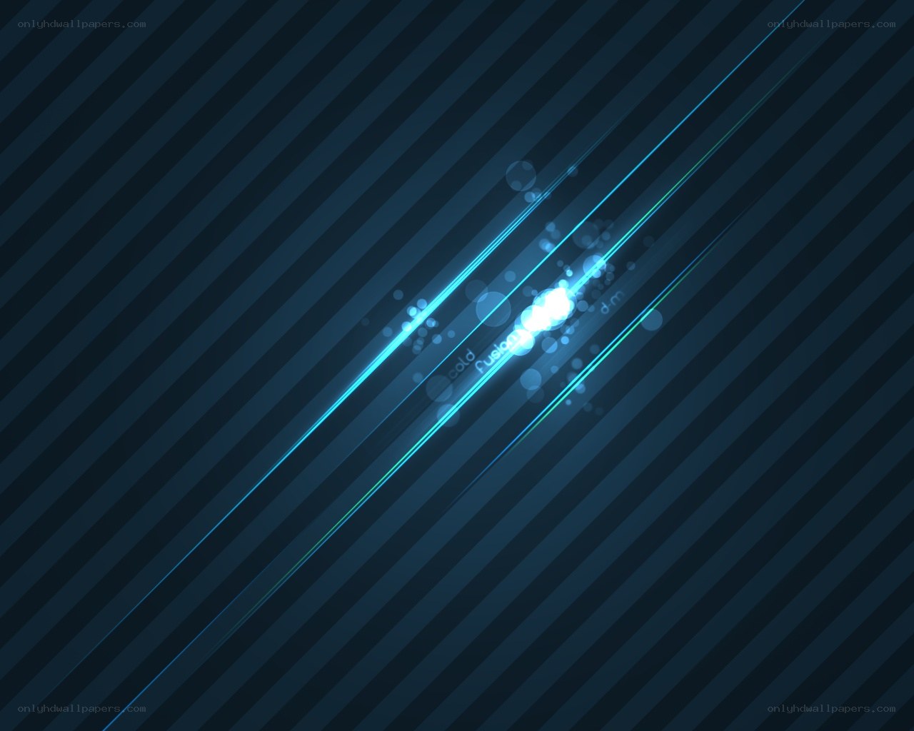 blue light streak on striped background