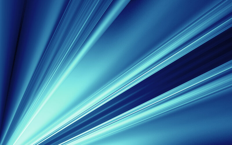 Blue light streaks abstract
