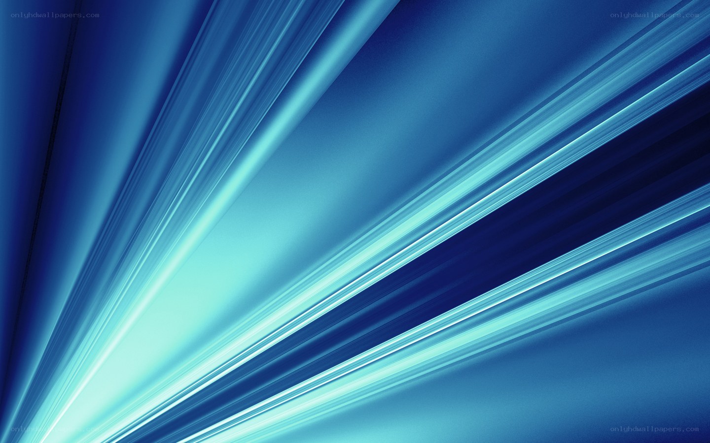 Blue light streaks abstract