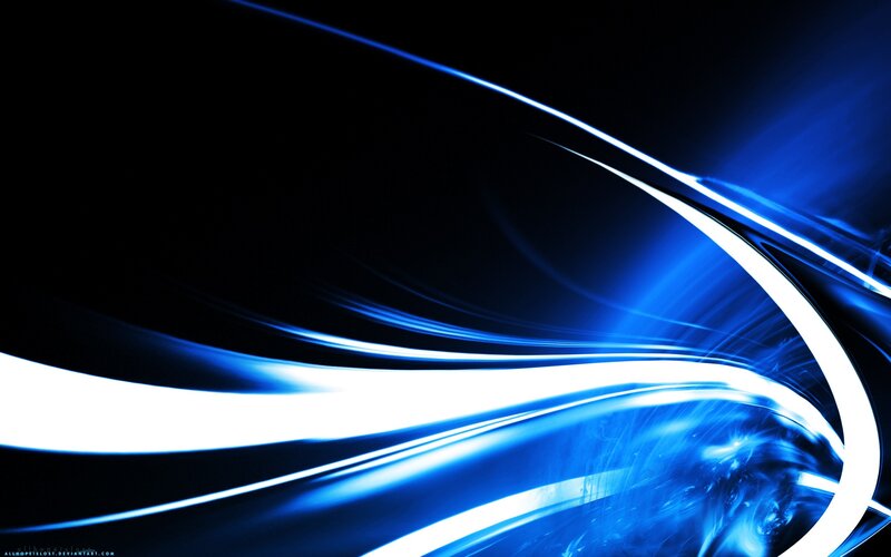 blue light streaks abstract