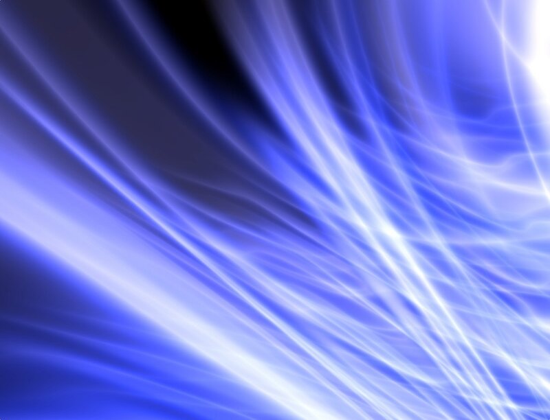 blue light streaks abstract