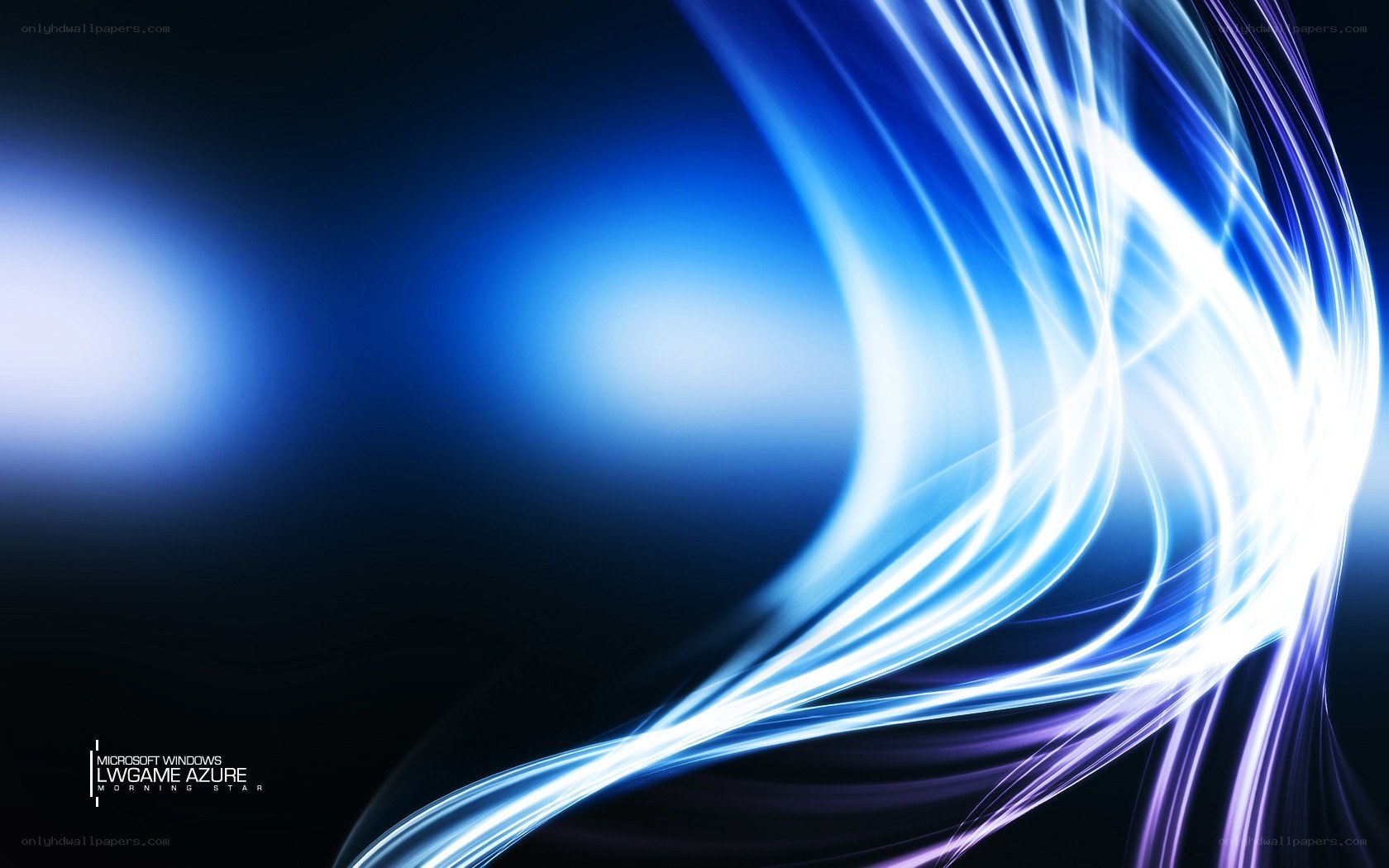 Blue light streaks abstract background