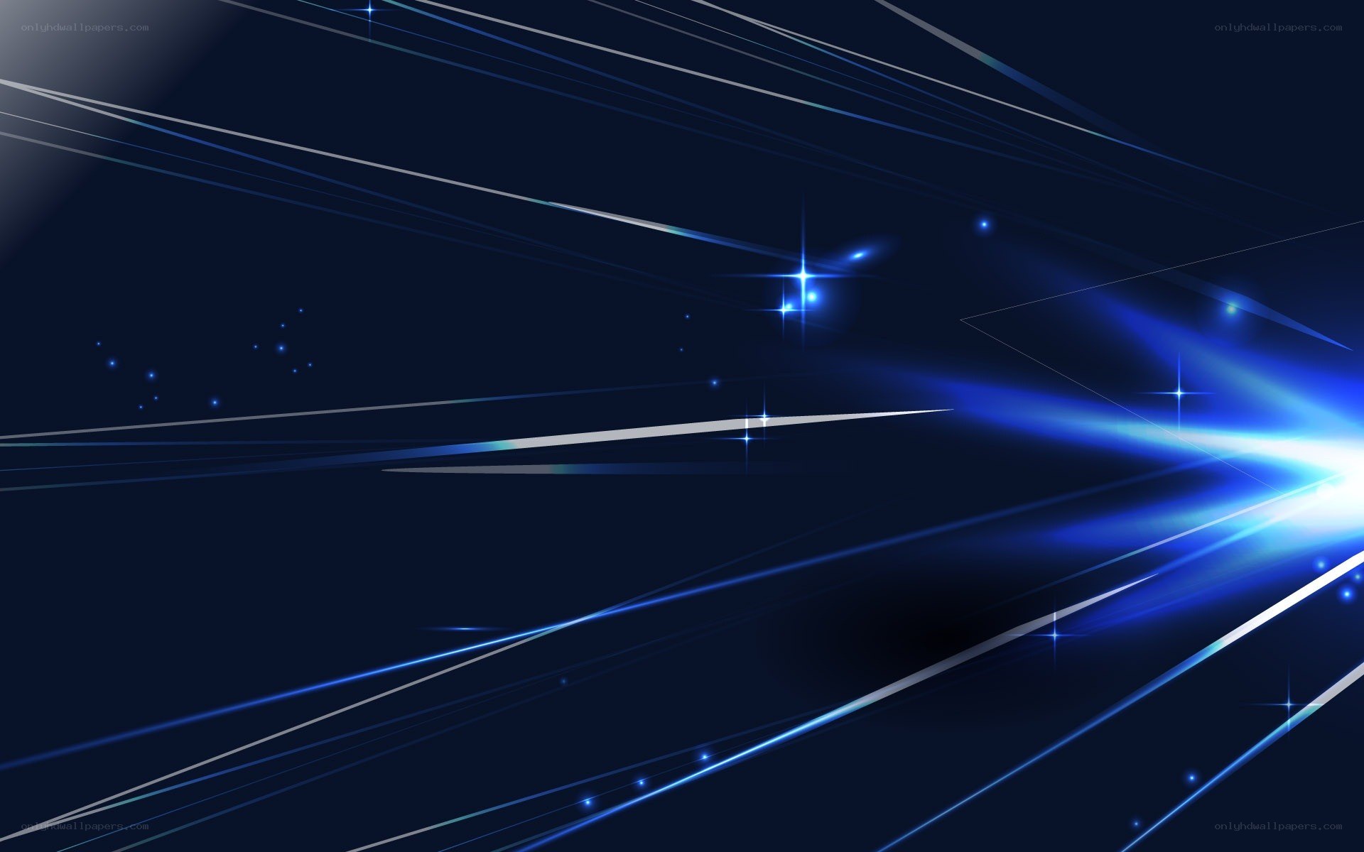 blue light streaks abstract background