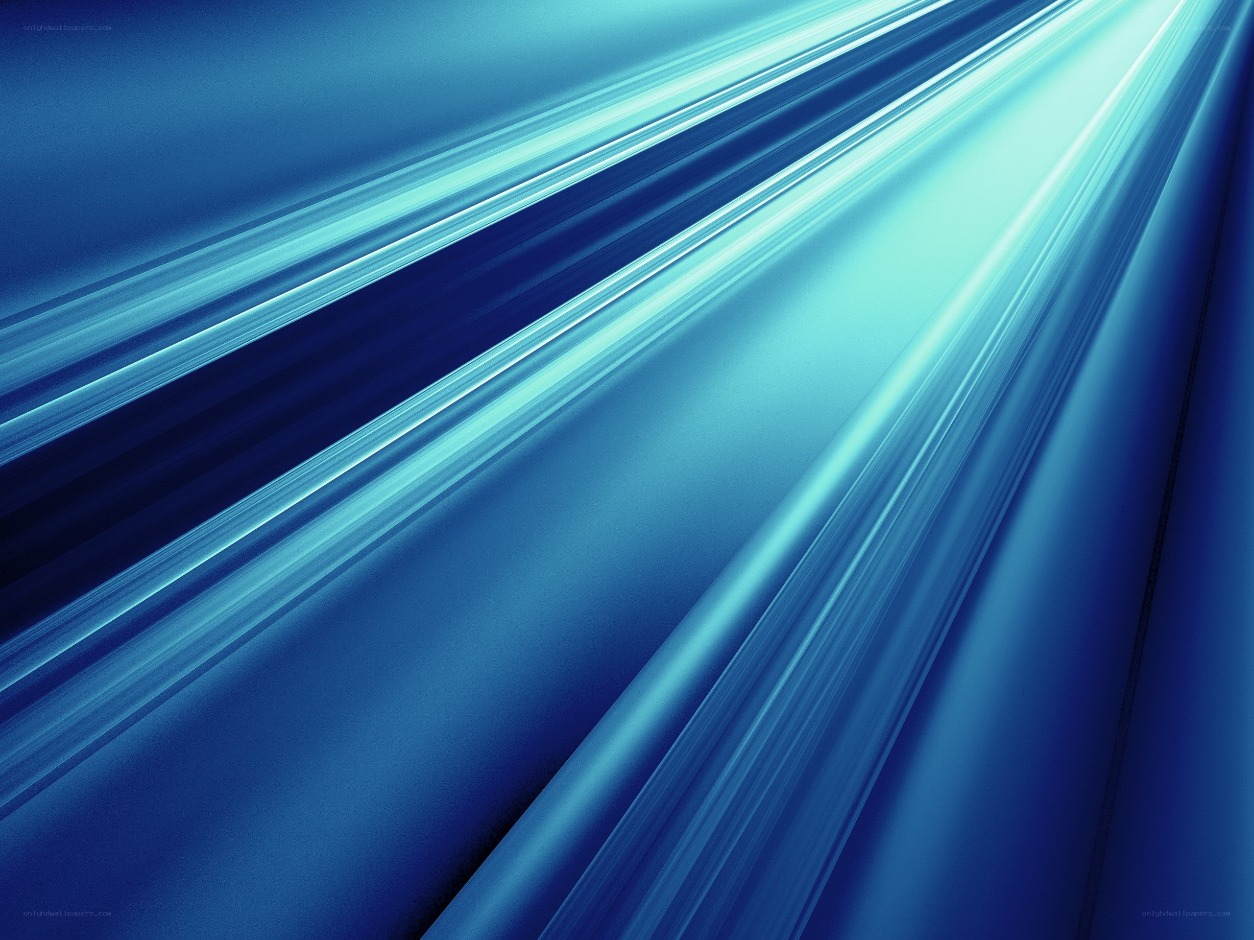 Blue light streaks abstract background