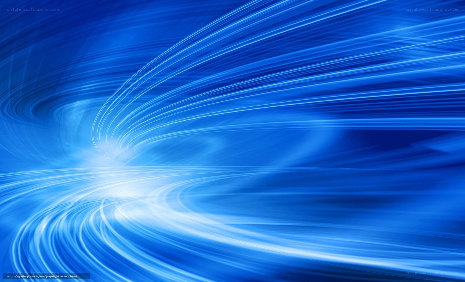 Blue light streaks abstract background