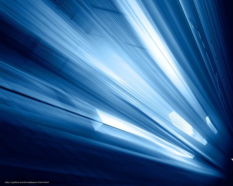 Blue light streaks abstract