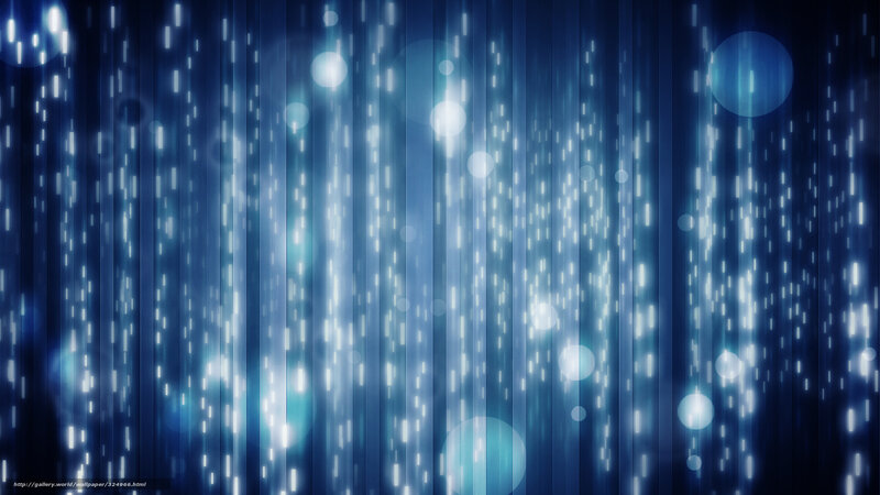 Blue Light Streaks and Bokeh — Calm