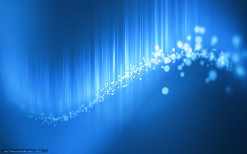 Blue Light Streaks and Particles — Serene