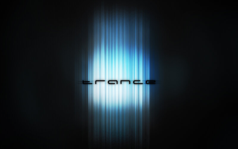 Blue Light Streaks — Black, Abstract