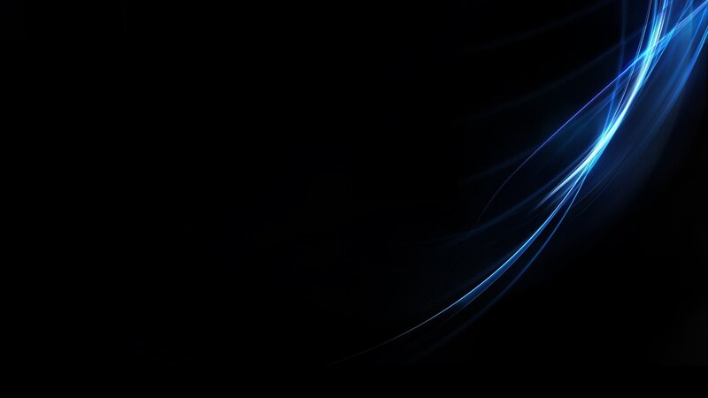 Blue Light Streaks — Black, Dynamic, Abstract, Darkness