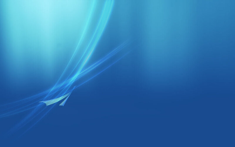 Blue Light Streaks — Calm, Abstract, Lines, Cyan