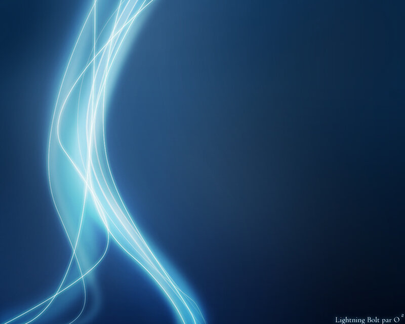 Blue Light Streaks — Calm, Abstract, Lines, Dark Background