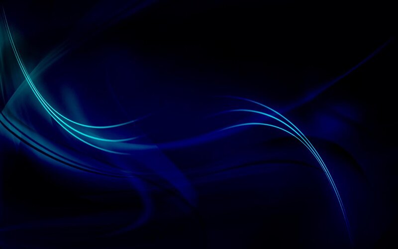 Blue Light Streaks — Dark, Abstract, Curves