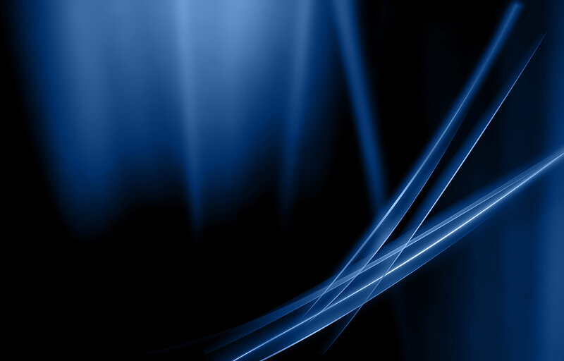 Blue Light Streaks — Dramatic, Abstract, Lines, Darkness