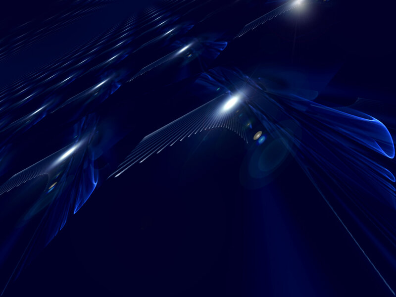 Blue Light Streaks — Dramatic