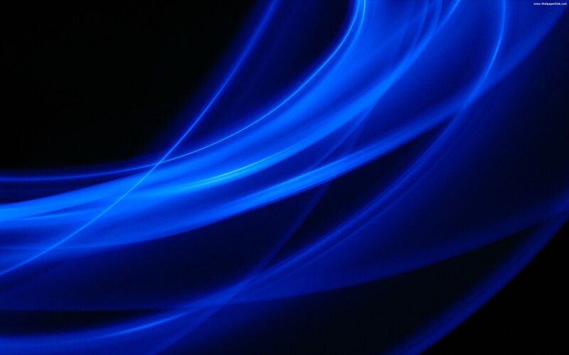 Blue Light Streaks — Dynamic, Abstract, Curves