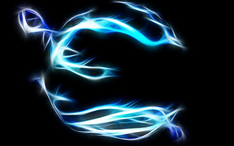Blue Light Streaks — Dynamic, Abstract, Energy