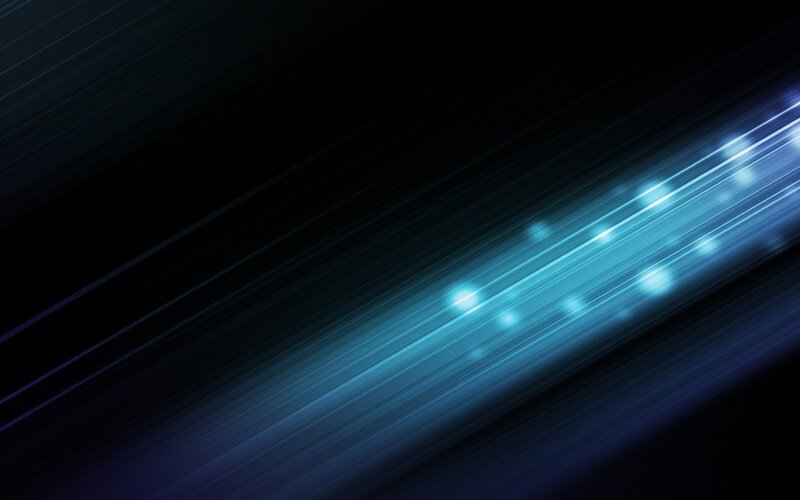 Blue Light Streaks — Dynamic, Abstract, Light Trails