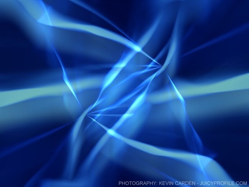 Blue Light Streaks — Dynamic, Abstract, Lines, Glow, White