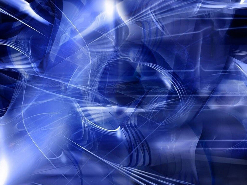 Blue Light Streaks — Dynamic, Abstract, Lines, Motion