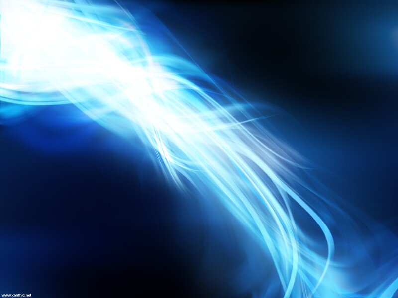 Blue Light Streaks — Dynamic, Abstract, Motion, Darkness