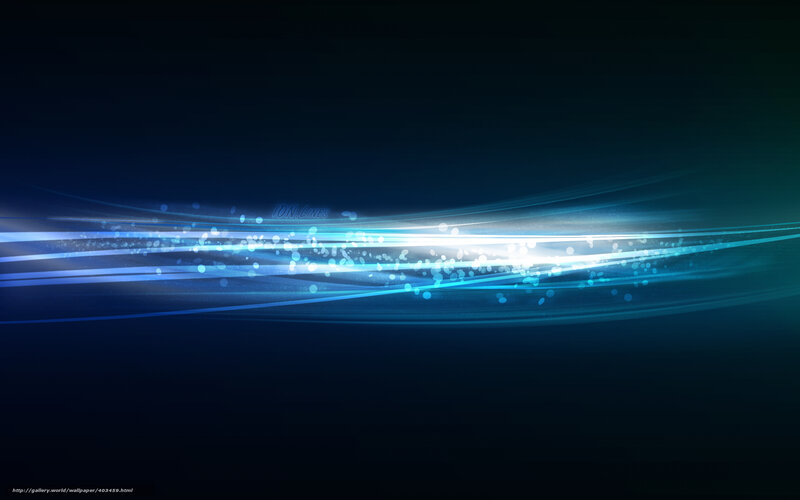 Blue Light Streaks — Dynamic, Abstract, Particles, Lines