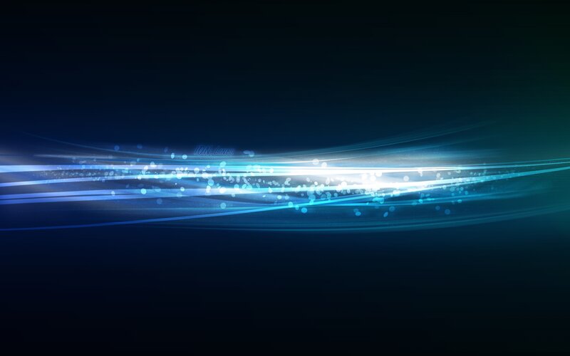 Blue Light Streaks — Dynamic, Abstract, Particles