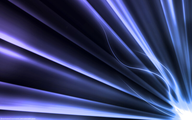 Blue Light Streaks — Dynamic, Abstract, Rays