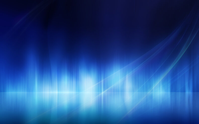Blue Light Streaks — Dynamic, Abstract, Reflection