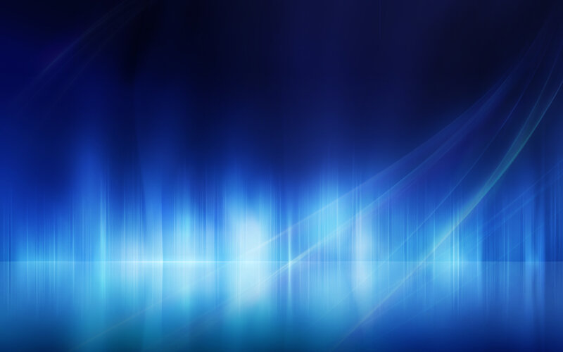 Blue Light Streaks — Dynamic, Abstract, Reflection, White
