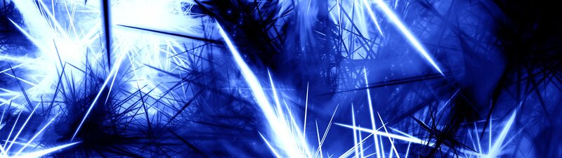 Blue Light Streaks — Energetic, Abstract
