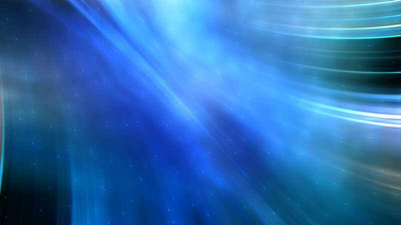 Blue Light Streaks in Space — Serene