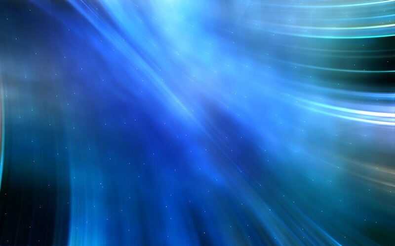 Blue Light Streaks in Space