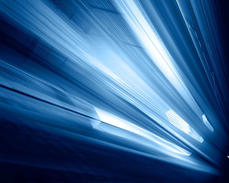 Blue light streaks motion