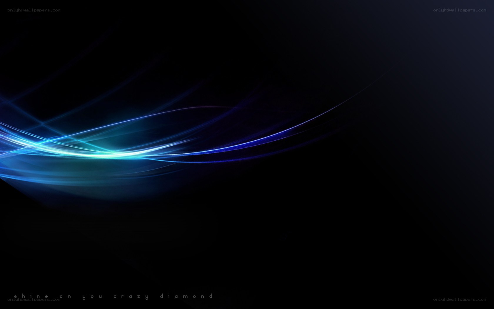 blue light streaks on black